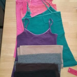 SOLD - Eight Strappy Cami Tops (NWT)